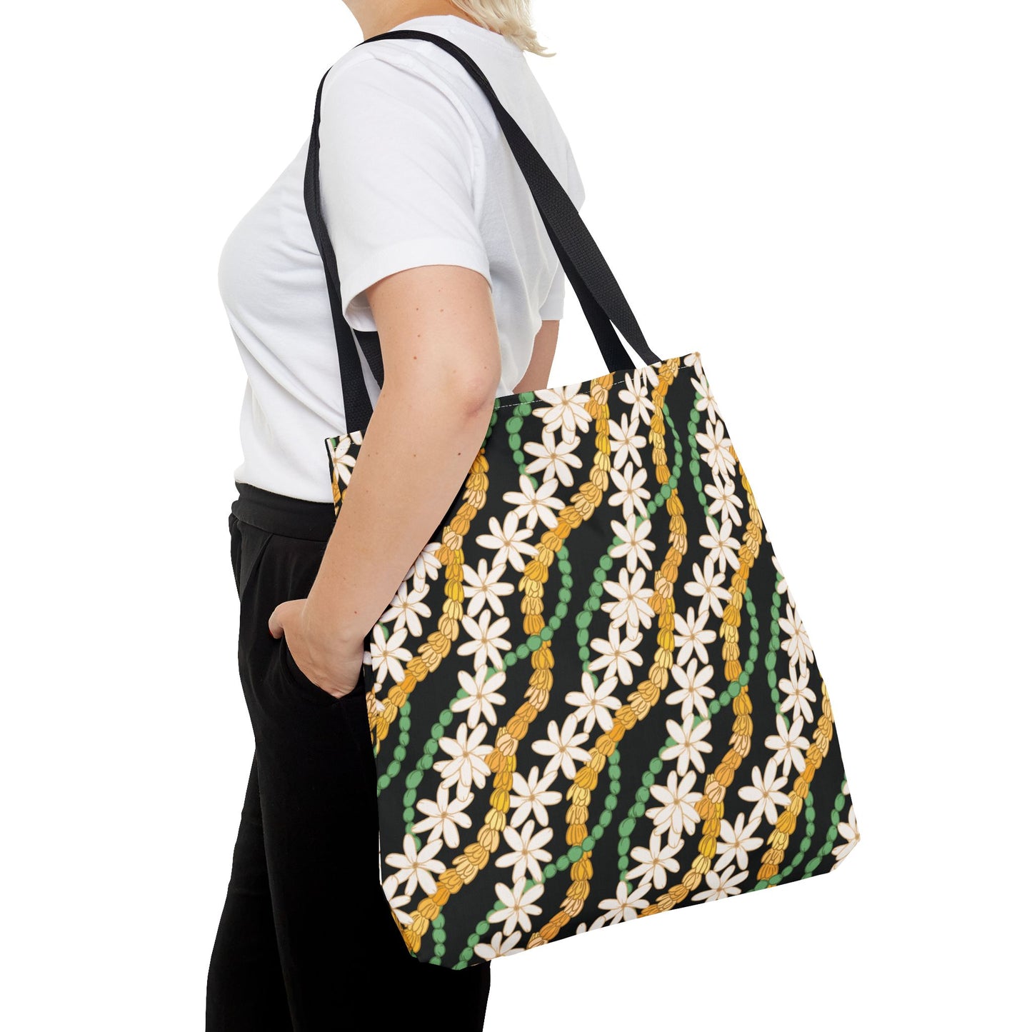 Tiare Crown Flower Tote Bag