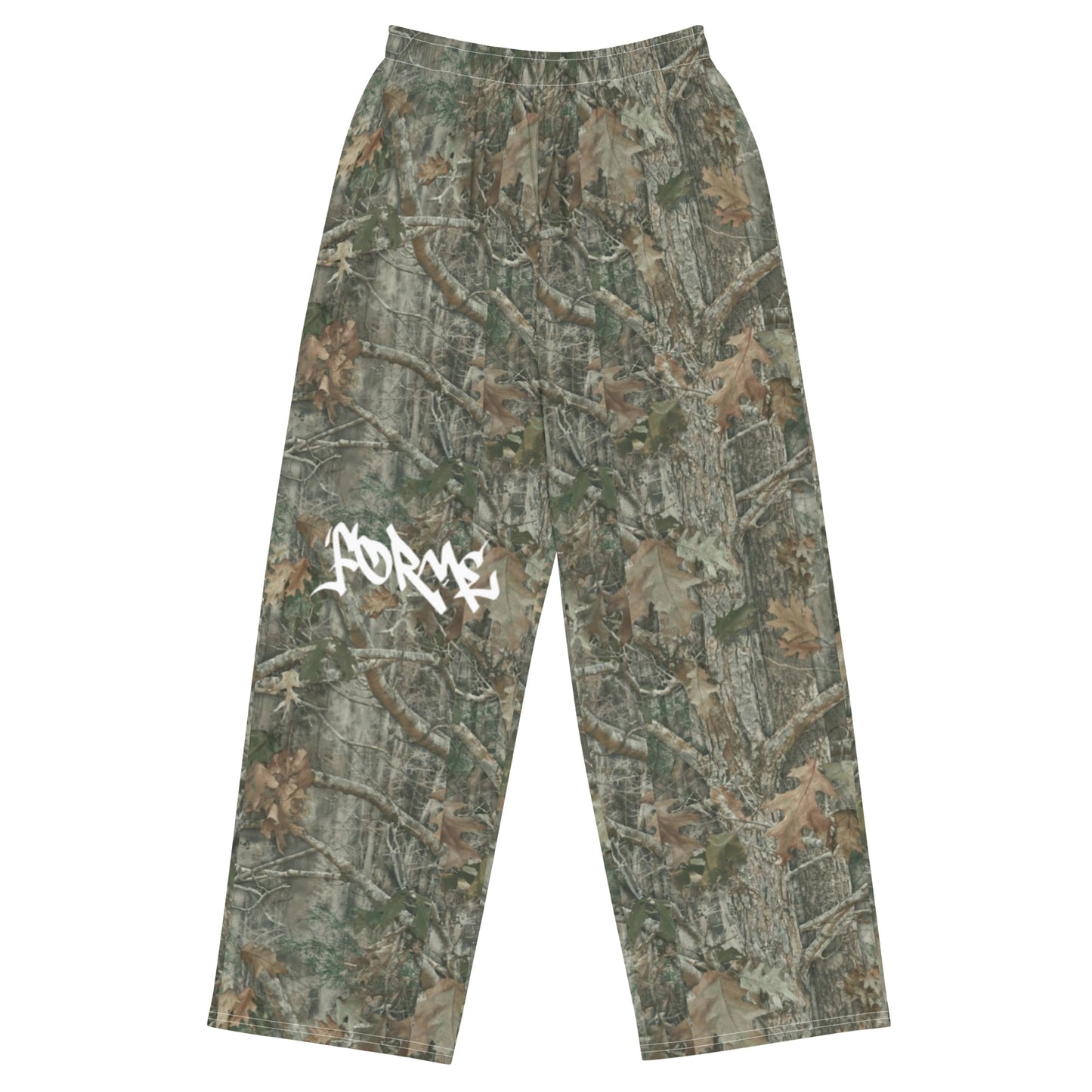 ForMe; Camo wide-leg pants