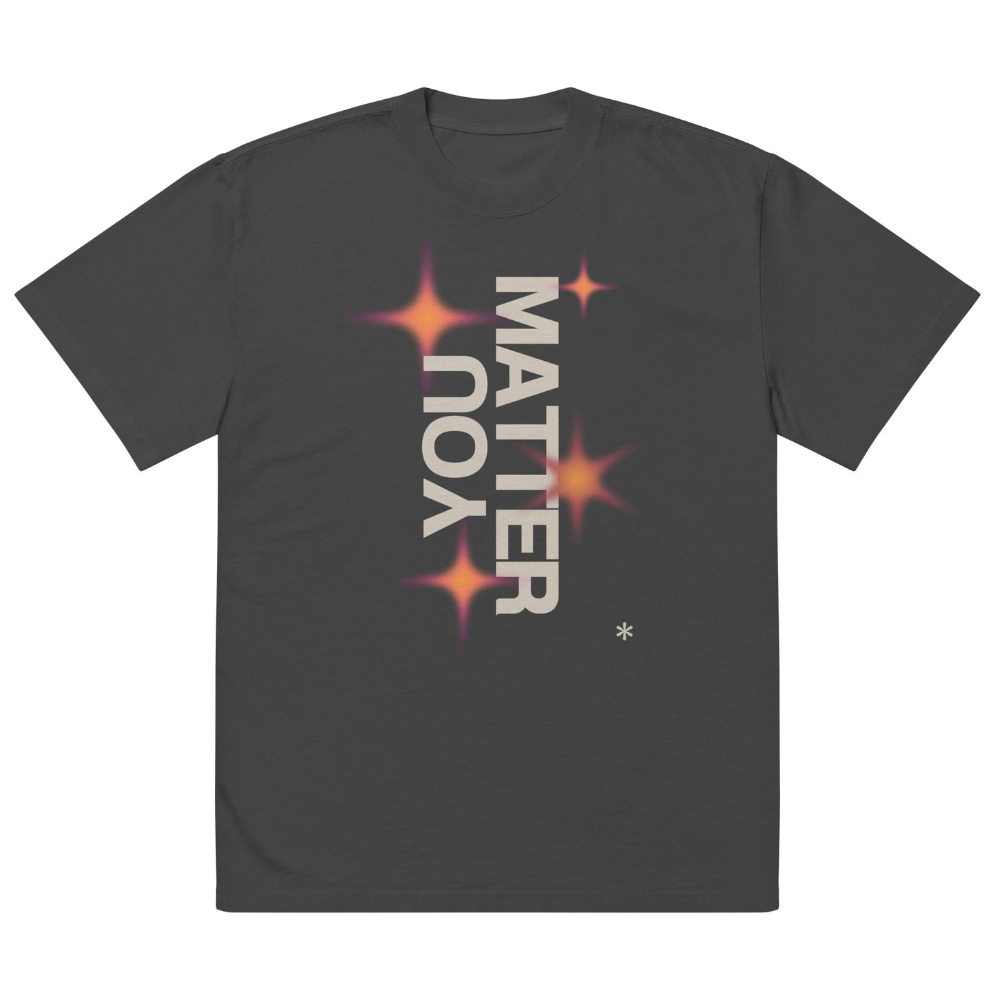 ForMe;You Matter Oversized faded t-shirt