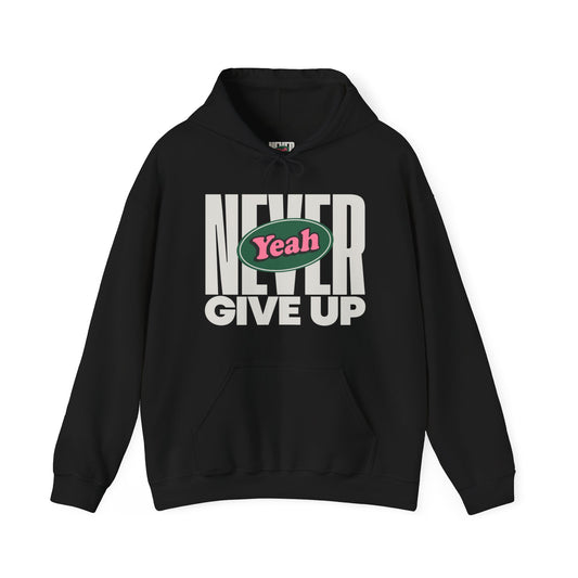 'Never Give Up' Unisex Heavy Blend™ Hooded Sweatshirt
