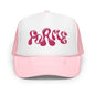 ForMe Chrome Pink Foam Trucker Hat (3D EMB Print)