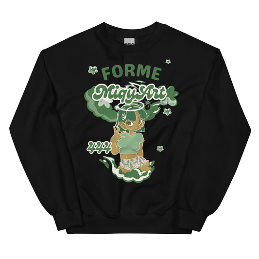 ForMe;MiqyArt 2.0 Green Unisex Sweatshirt