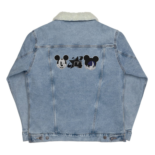 ForMe;Legends Unisex denim sherpa jacket